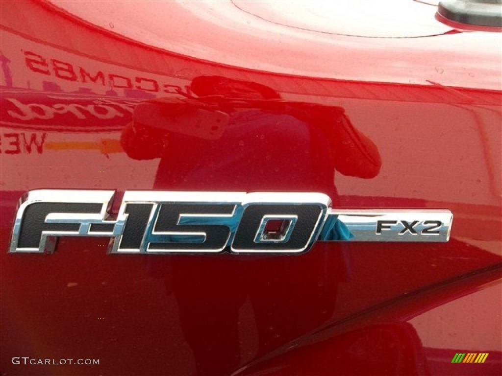 2013 F150 FX2 SuperCrew - Ruby Red Metallic / Black photo #10