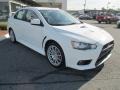Wicked White 2013 Mitsubishi Lancer Evolution GSR Exterior