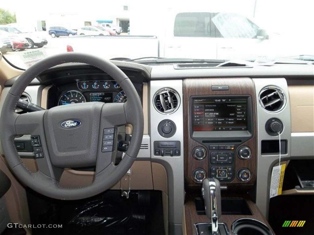 2013 Ford F150 Lariat SuperCrew Adobe Dashboard Photo #71510630