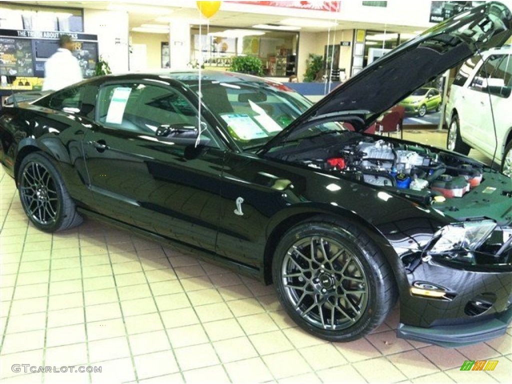 2013 Mustang Shelby GT500 SVT Performance Package Coupe - Black / Shelby Charcoal Black/Black Accent Recaro Sport Seats photo #1