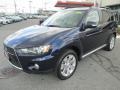 Cosmic Blue Metallic 2013 Mitsubishi Outlander SE AWD Exterior