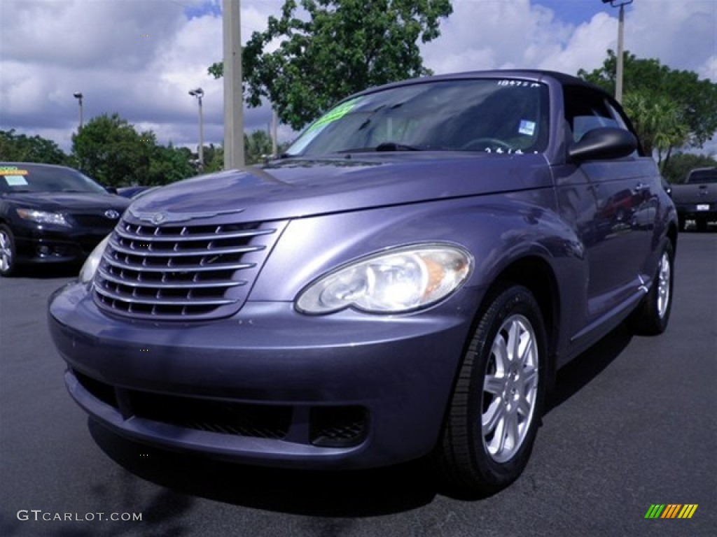 2007 PT Cruiser Convertible - Opal Gray Metallic / Pastel Slate Gray photo #7