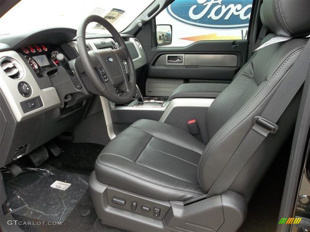 Black Interior 2013 Ford F150 FX2 SuperCrew Photo #71511878