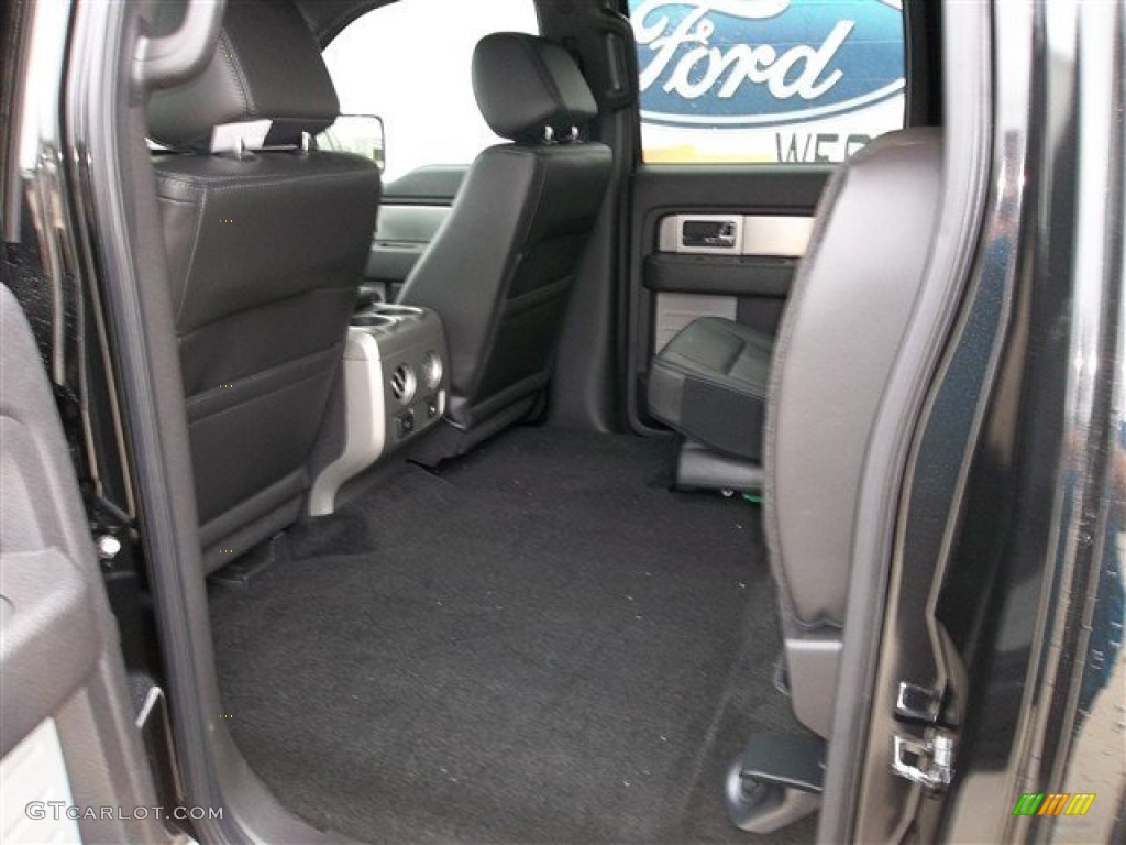 Black Interior 2013 Ford F150 FX2 SuperCrew Photo #71511953