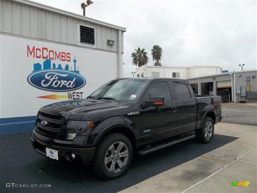 2013 Tuxedo Black Metallic Ford F150 FX2 SuperCrew 71504605 Photo 2