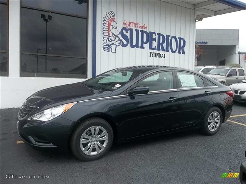 2013 Sonata GLS - Pacific Blue Pearl / Gray photo #2