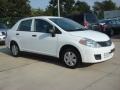 2011 Fresh Powder White Nissan Versa 1.6 Sedan  photo #2