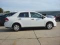 2011 Fresh Powder White Nissan Versa 1.6 Sedan  photo #3