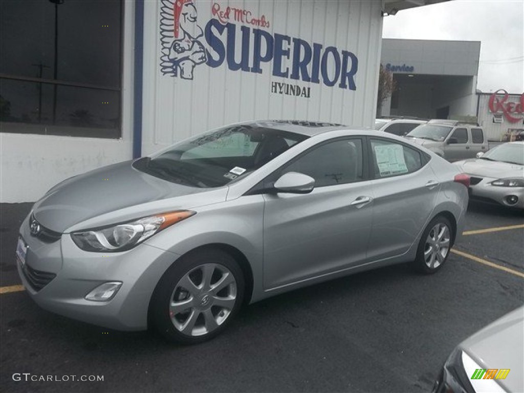 2013 Elantra Limited - Silver / Gray photo #2