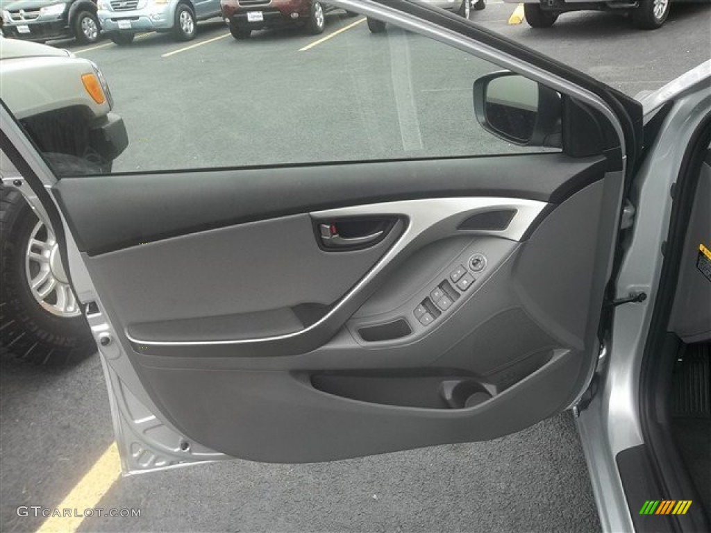 2013 Elantra Limited - Silver / Gray photo #7
