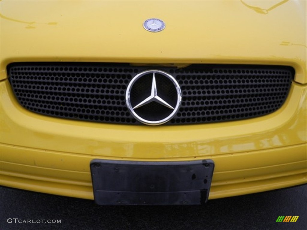 1998 SLK 230 Kompressor Roadster - Sunburst Yellow / Charcoal photo #6