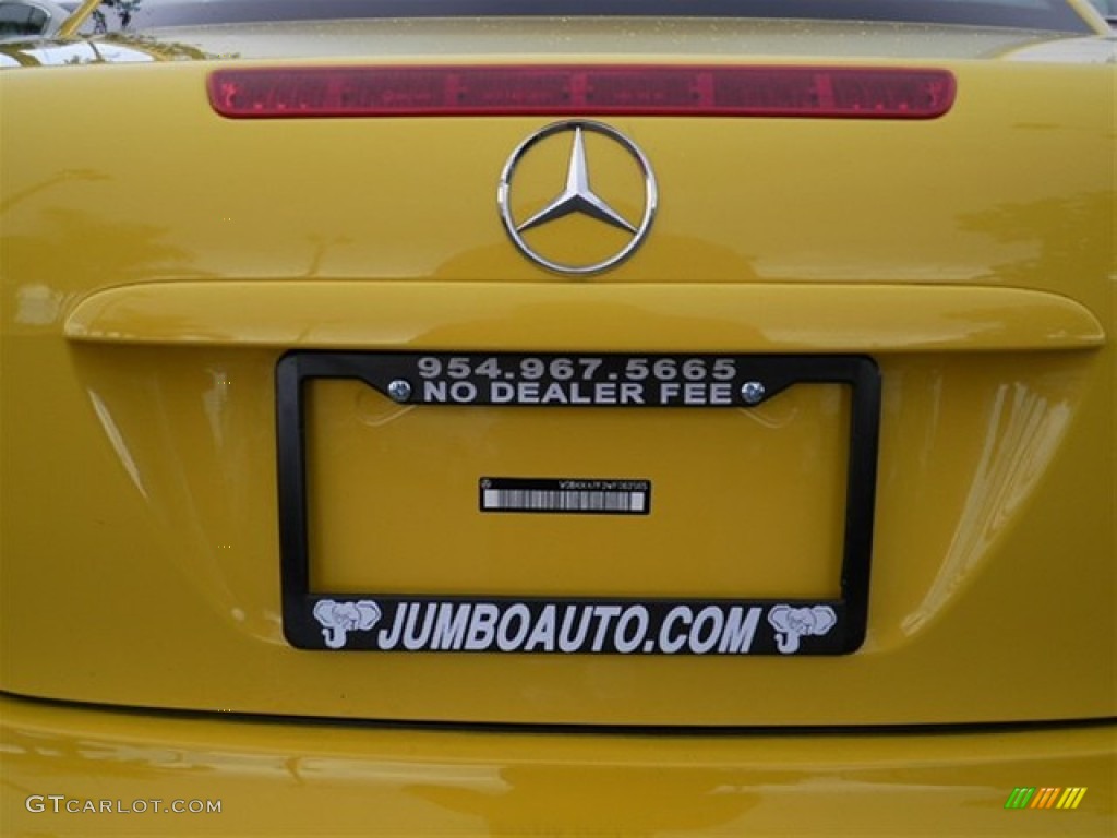 1998 SLK 230 Kompressor Roadster - Sunburst Yellow / Charcoal photo #18