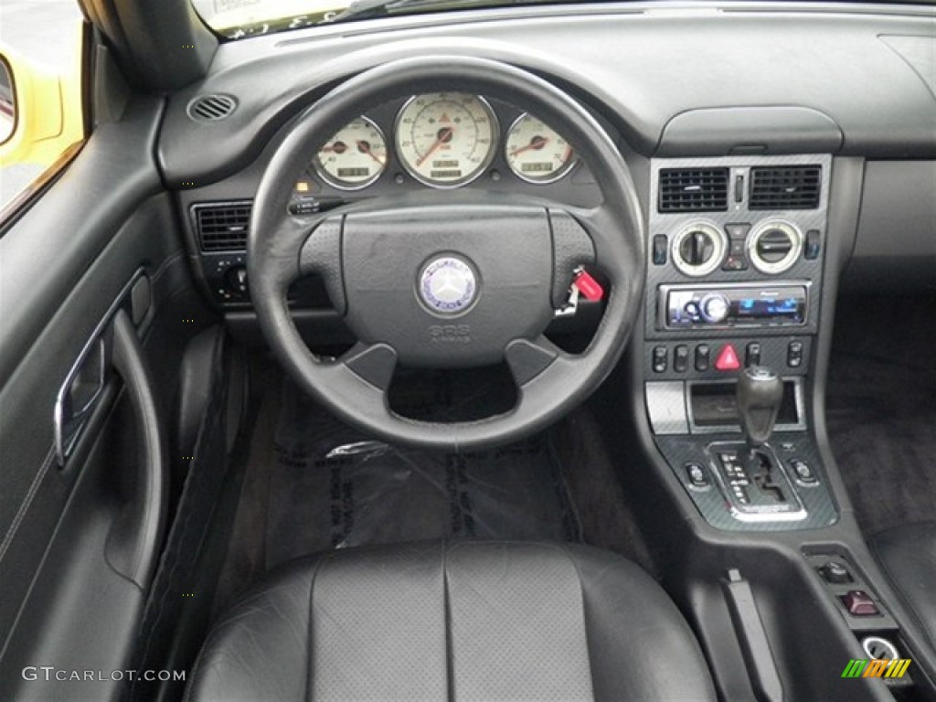 1998 Mercedes-Benz SLK 230 Kompressor Roadster Charcoal Dashboard Photo #71513402