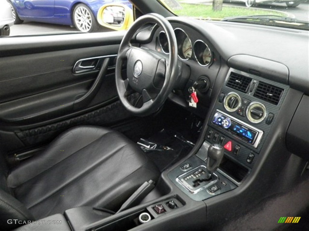 1998 SLK 230 Kompressor Roadster - Sunburst Yellow / Charcoal photo #36