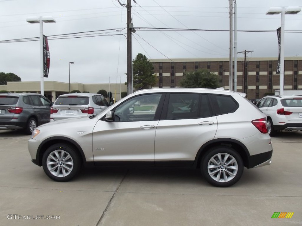 Mineral Silver Metallic 2013 BMW X3 xDrive 28i Exterior Photo #71514239