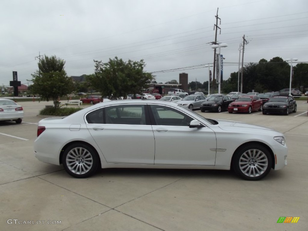 Mineral White Metallic 2013 BMW 7 Series 740Li Sedan Exterior Photo #71514394