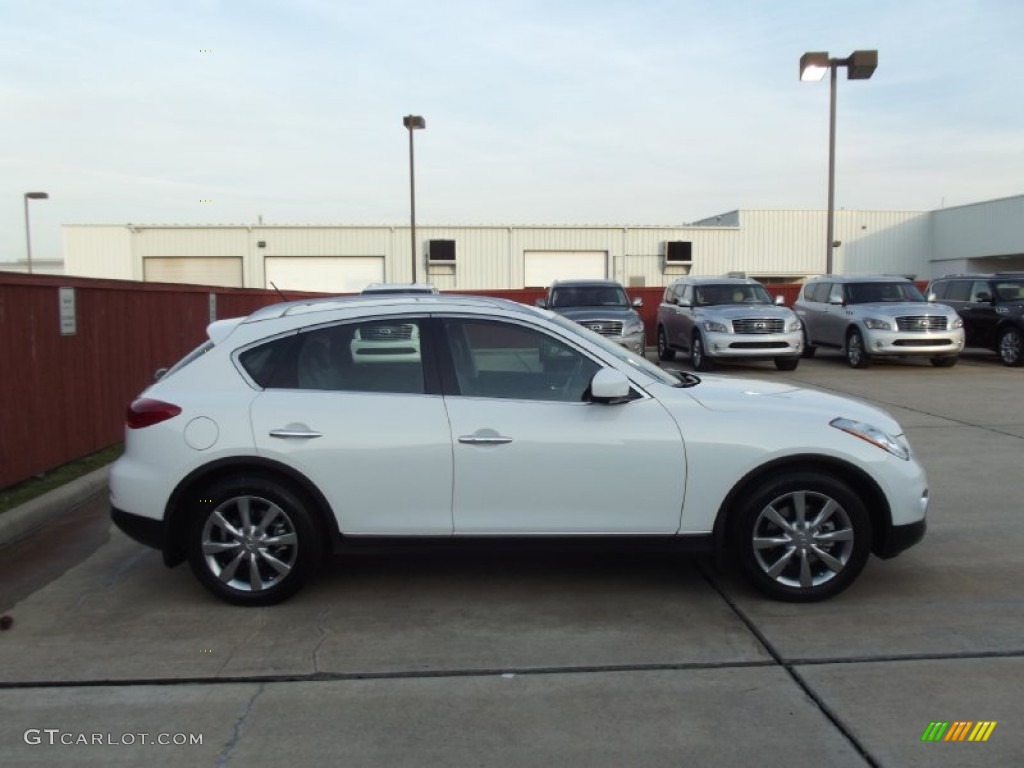 Moonlight White 2013 Infiniti EX 37 Journey Exterior Photo #71514692
