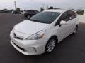 2012 Blizzard White Pearl Toyota Prius v Five Hybrid  photo #3