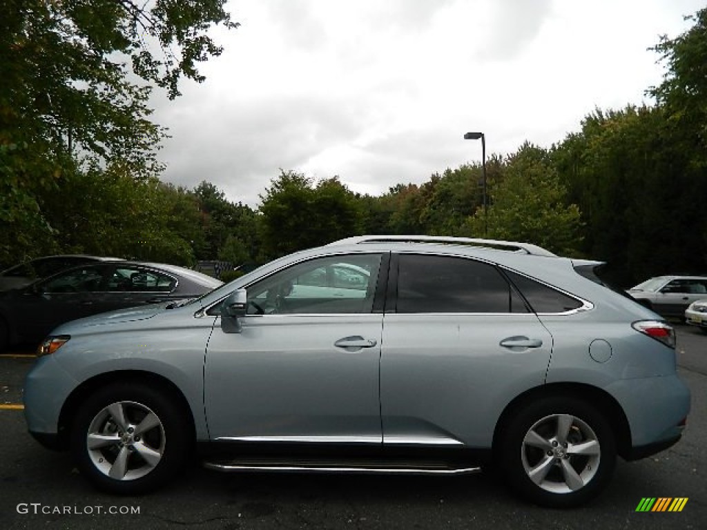 2012 RX 350 AWD - Cerulean Blue Metallic / Light Gray photo #2