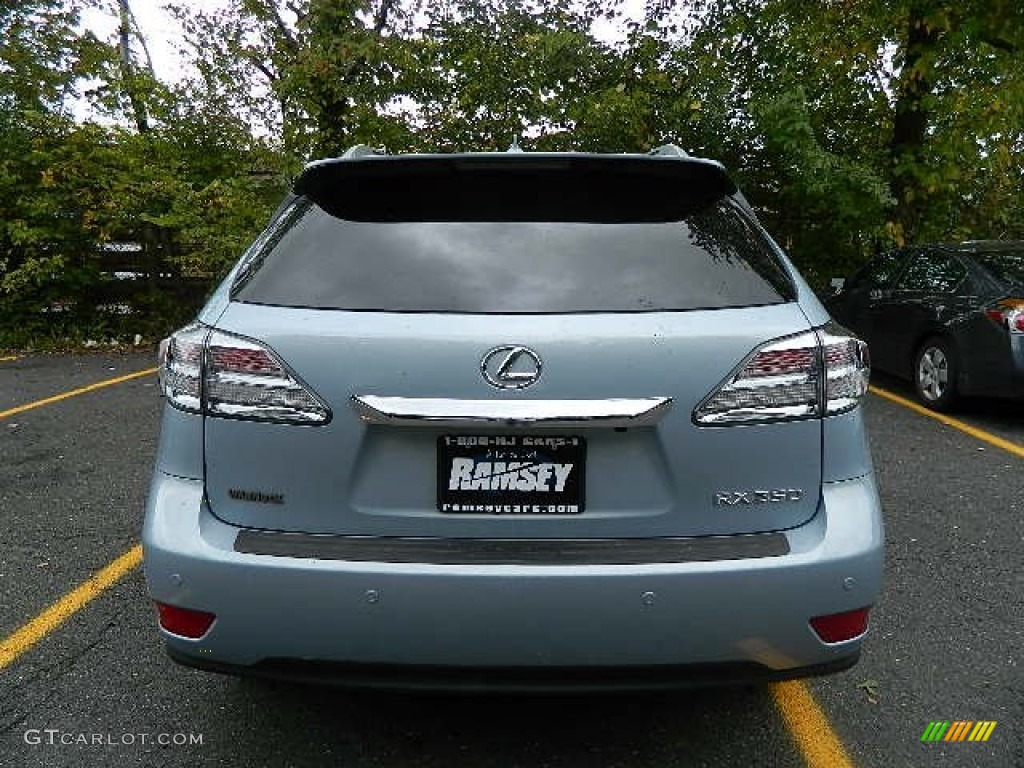 2012 RX 350 AWD - Cerulean Blue Metallic / Light Gray photo #3