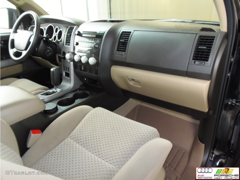 2010 Tundra CrewMax - Black / Sand Beige photo #18