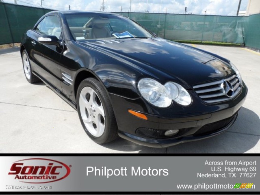 2004 SL 500 Roadster - Black / Stone photo #1