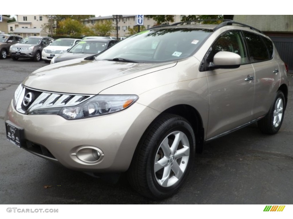 2009 Murano SL AWD - Saharan Stone Metallic / Black photo #3