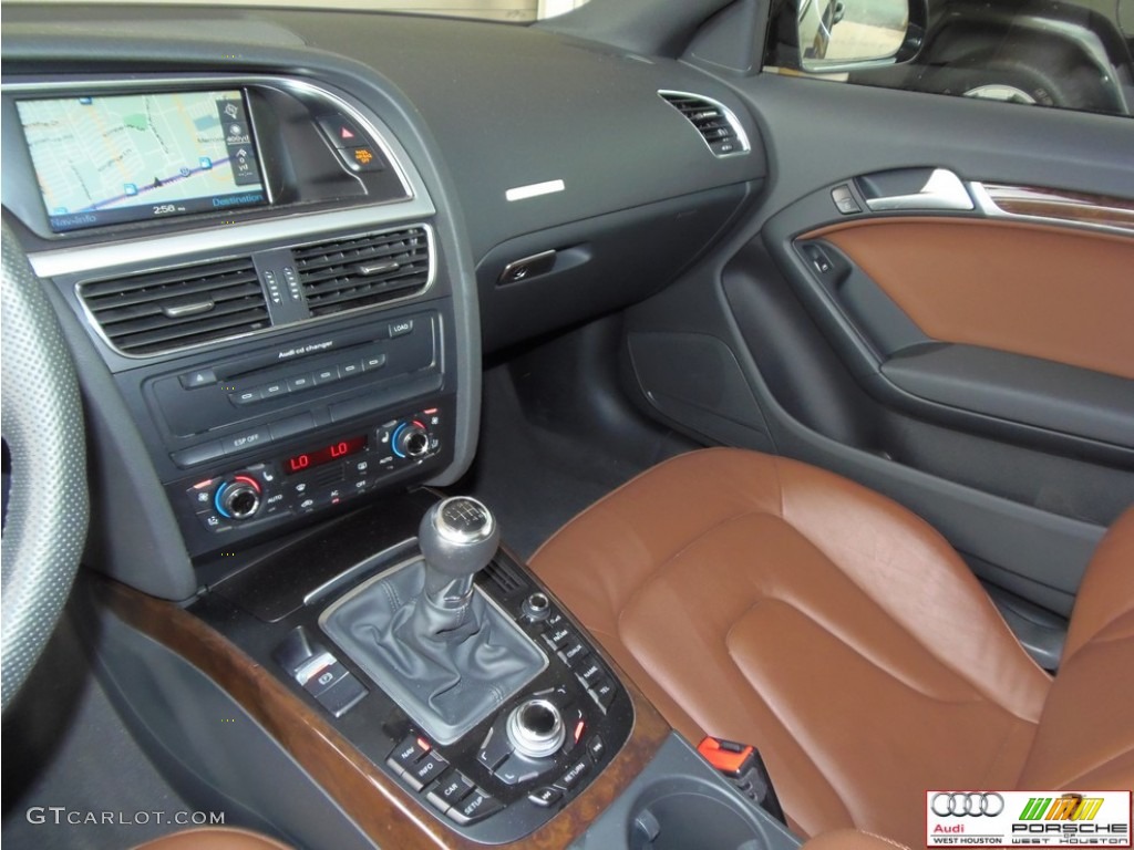2009 A5 3.2 quattro Coupe - Deep Sea Blue Pearl / Cinnamon Brown photo #8