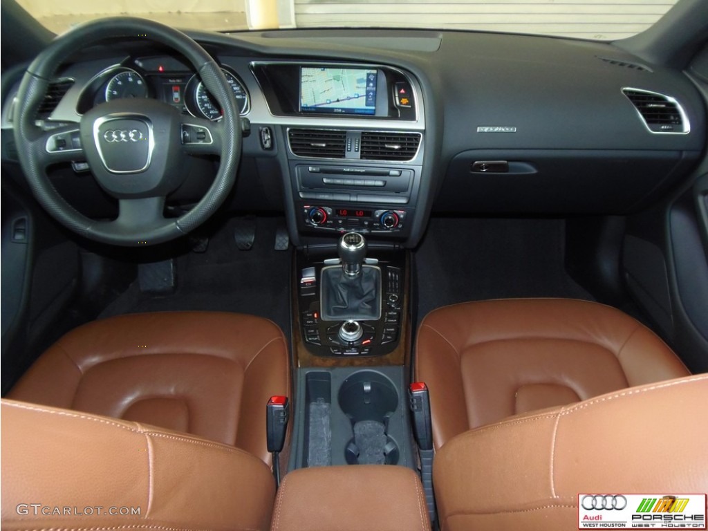 2009 A5 3.2 quattro Coupe - Deep Sea Blue Pearl / Cinnamon Brown photo #15