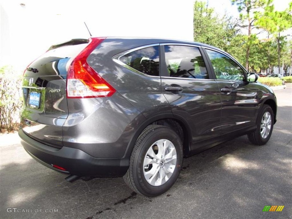 2013 CR-V EX AWD - Polished Metal Metallic / Gray photo #3