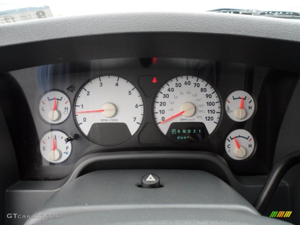 2007 Dodge Ram 1500 SLT Quad Cab Gauges Photo #71518676