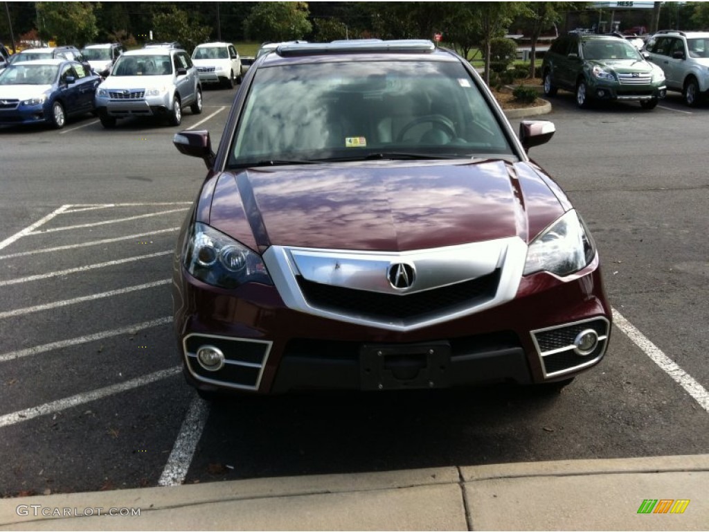 2010 RDX SH-AWD - Basque Red Pearl / Taupe photo #2