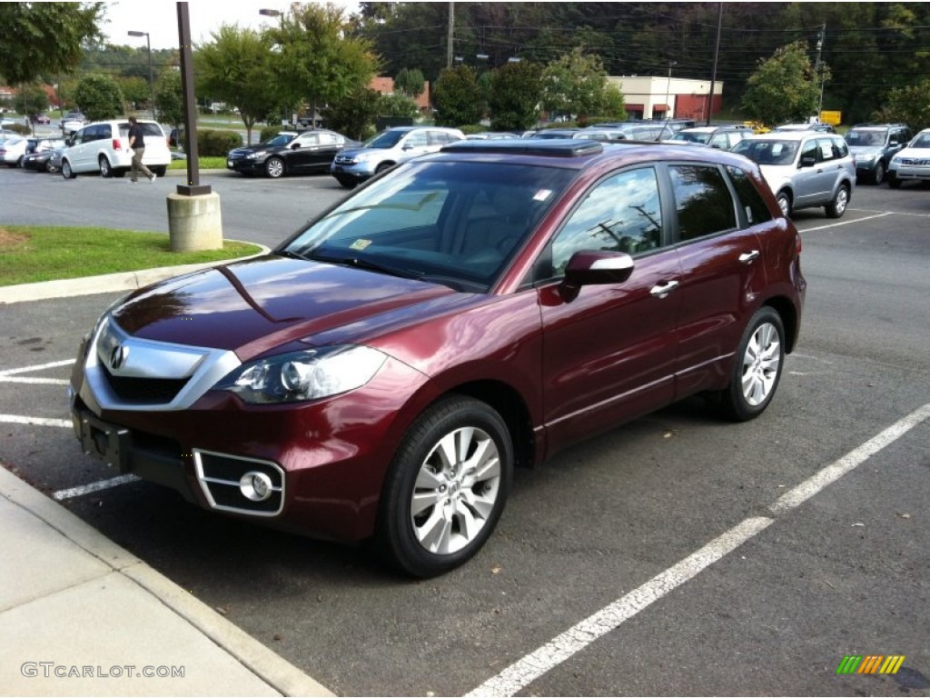 2010 RDX SH-AWD - Basque Red Pearl / Taupe photo #3