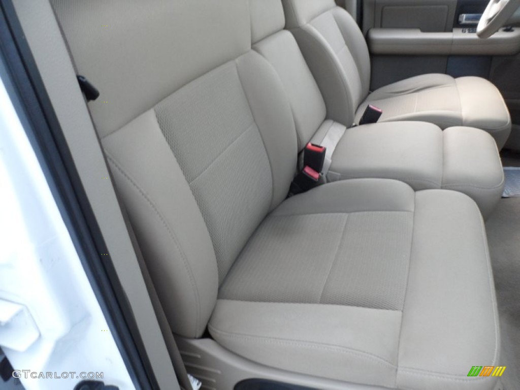 2006 F150 XLT SuperCrew 4x4 - Oxford White / Tan photo #20
