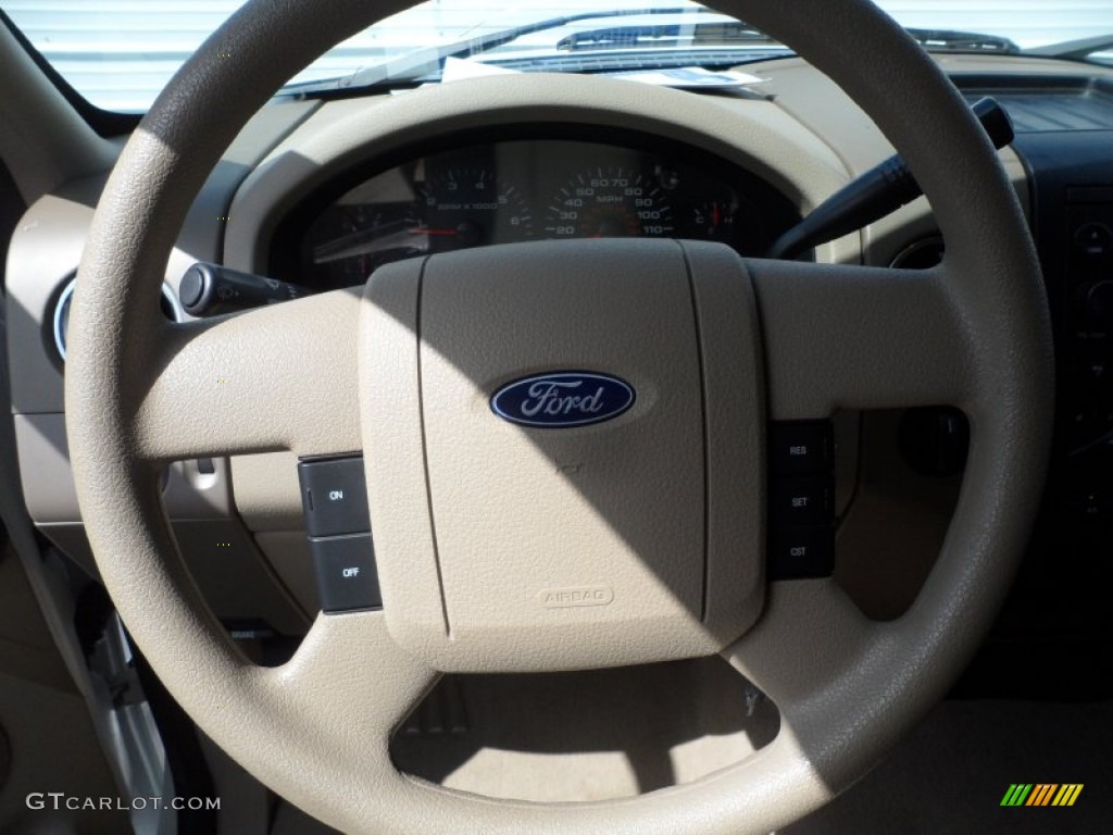 2006 F150 XLT SuperCrew 4x4 - Oxford White / Tan photo #33