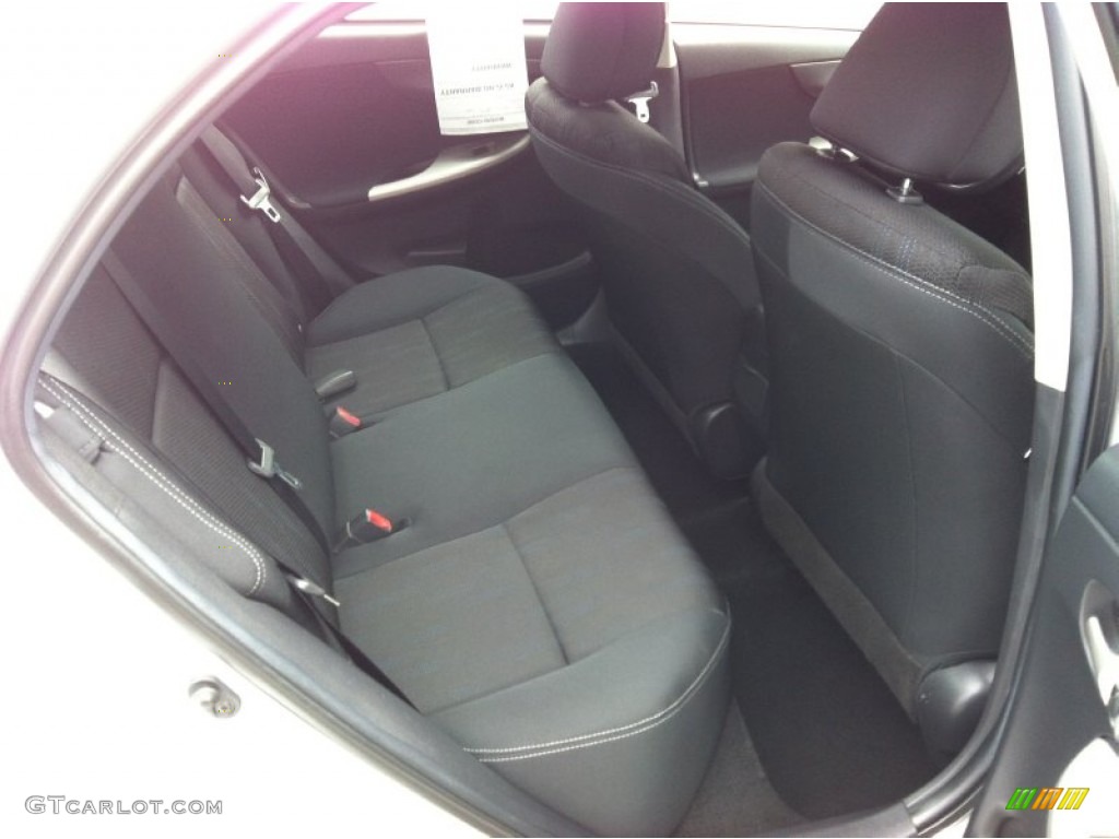 2012 Toyota Corolla S Rear Seat Photo #71519423