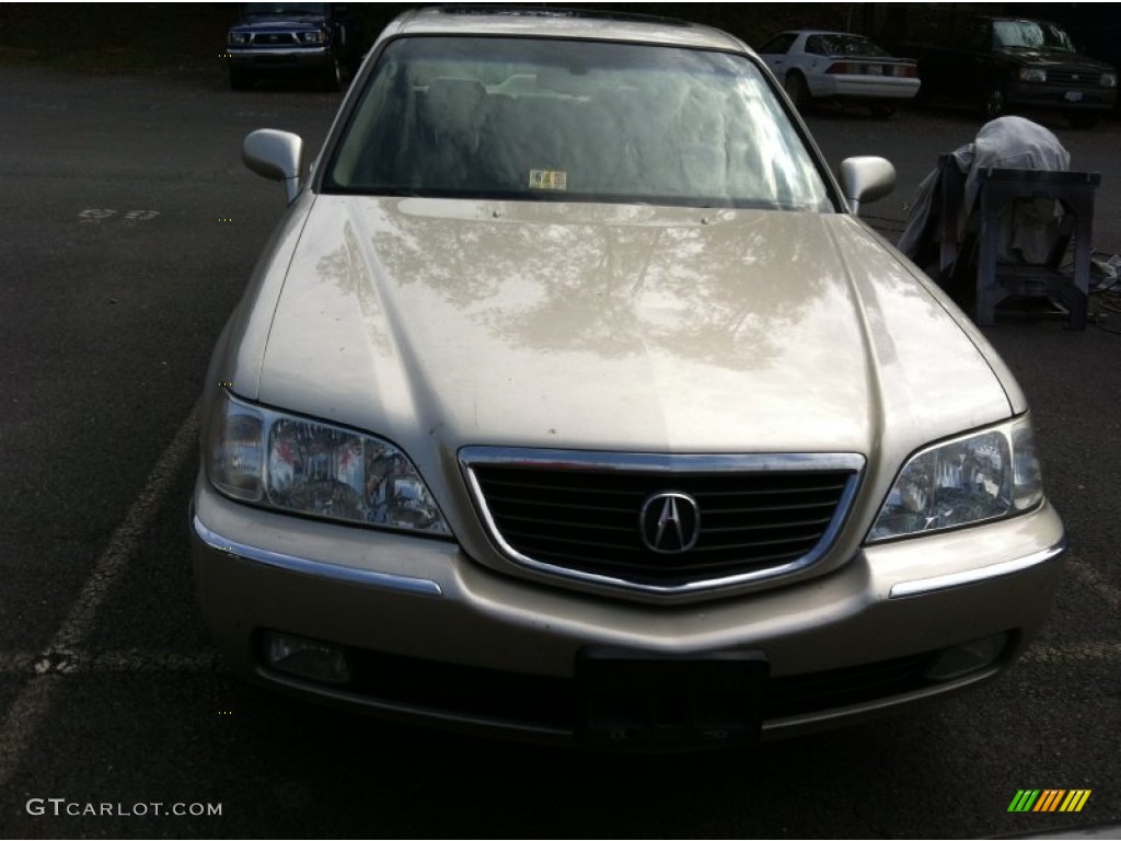 2003 RL 3.5 Sedan - Champagne Mist Metallic / Ebony photo #2