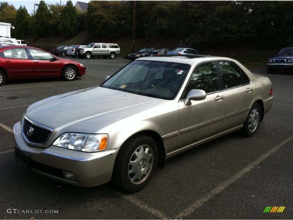 2003 RL 3.5 Sedan - Champagne Mist Metallic / Ebony photo #3