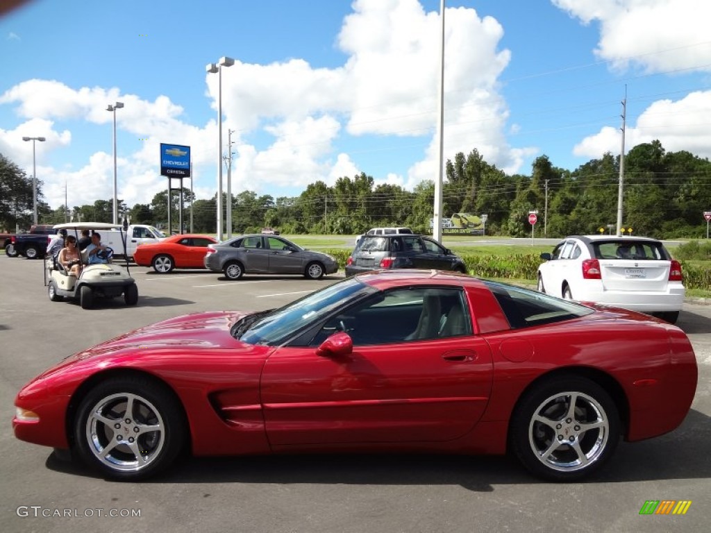 Magnetic Red II Metallic 2002 Chevrolet Corvette Coupe Exterior Photo #71520050