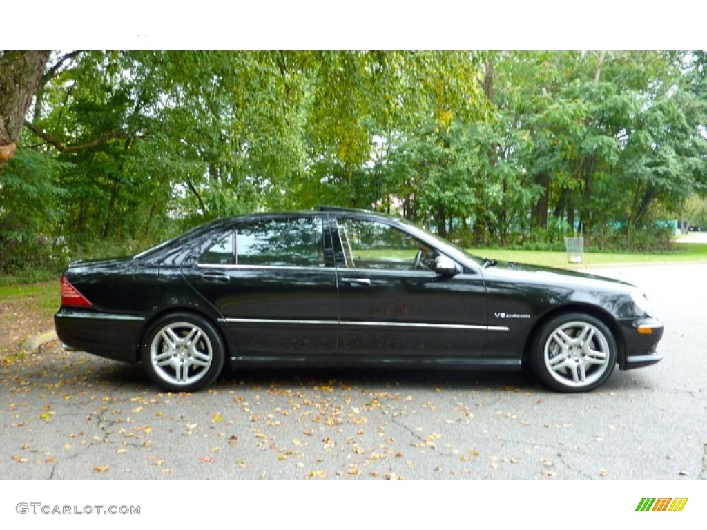 Obsidian Black Metallic 2003 Mercedes-Benz S 55 AMG Sedan Exterior Photo #71520992