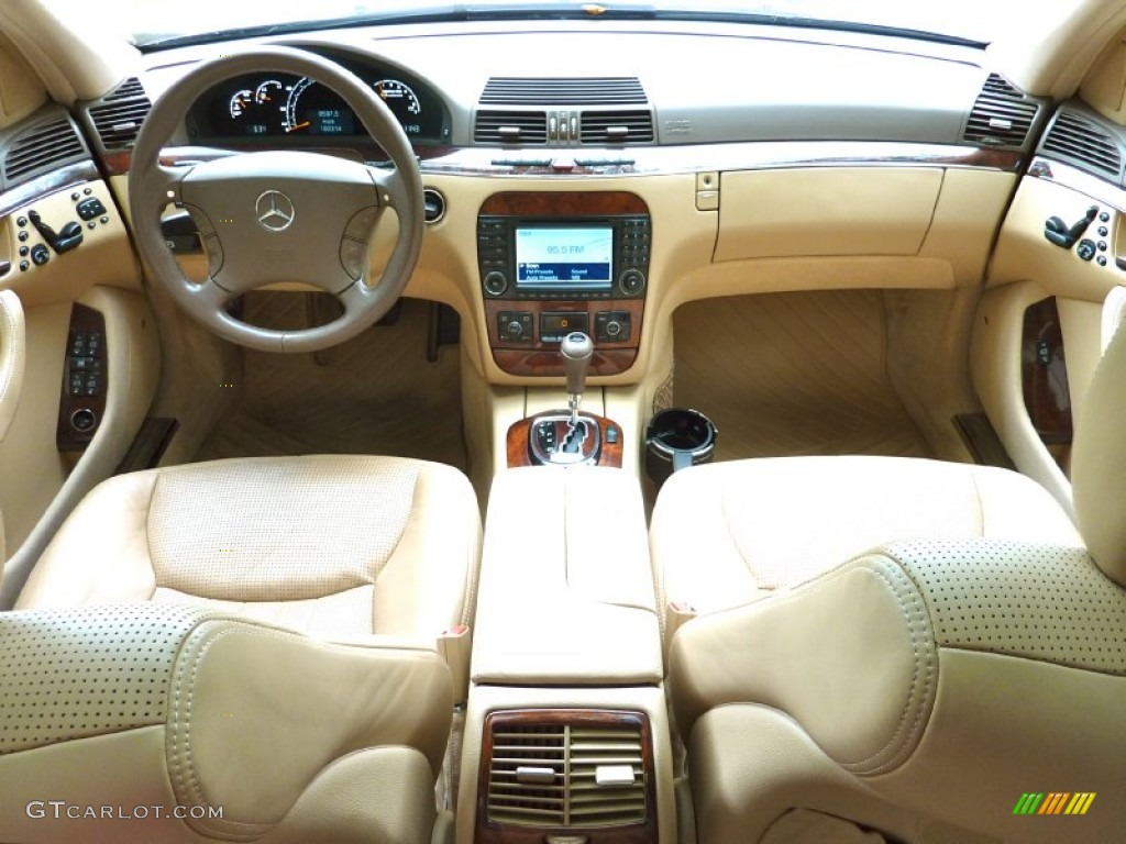 2003 Mercedes-Benz S 55 AMG Sedan Java Dashboard Photo #71521028