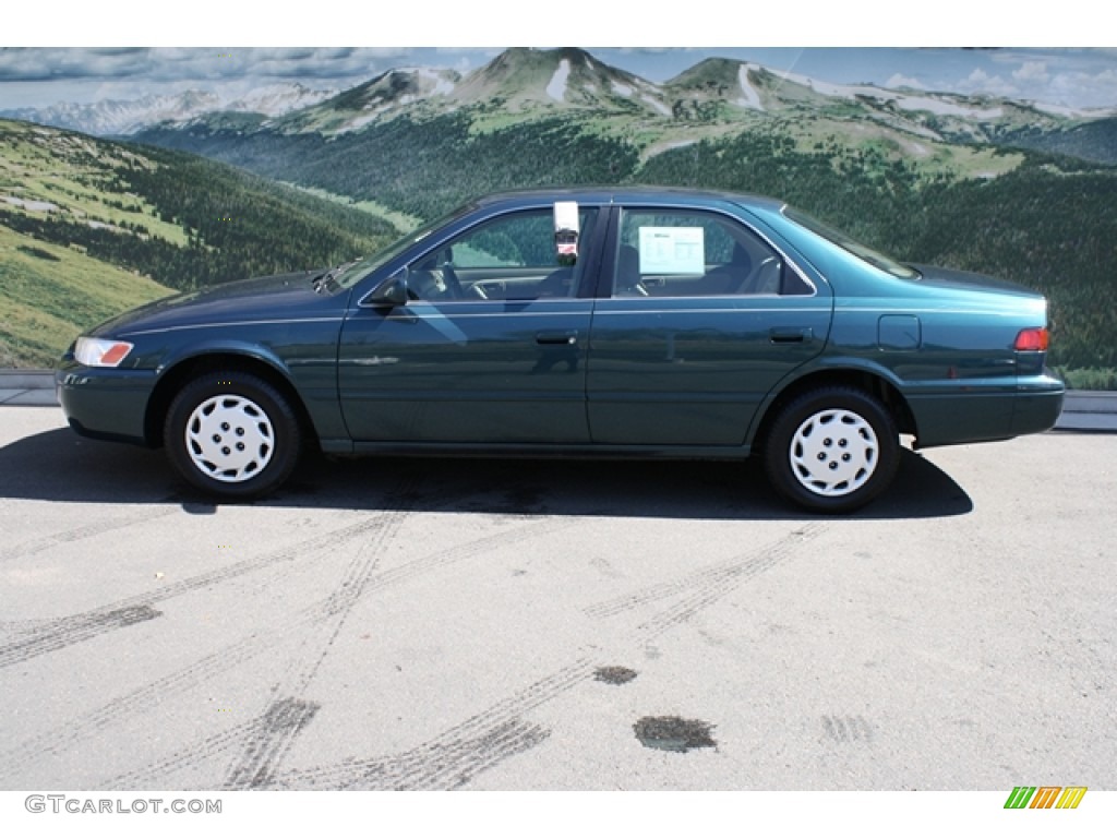 1997 Camry LE - Classic Green Pearl / Beige photo #6