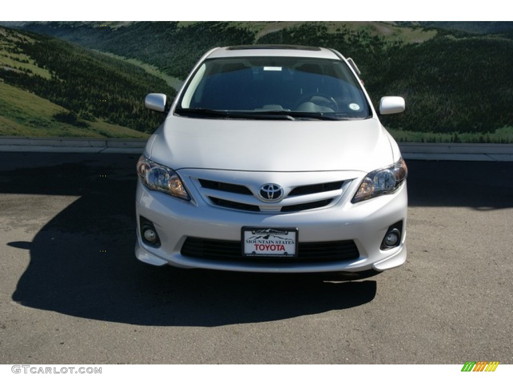 2013 Corolla S - Classic Silver Metallic / Dark Charcoal photo #3