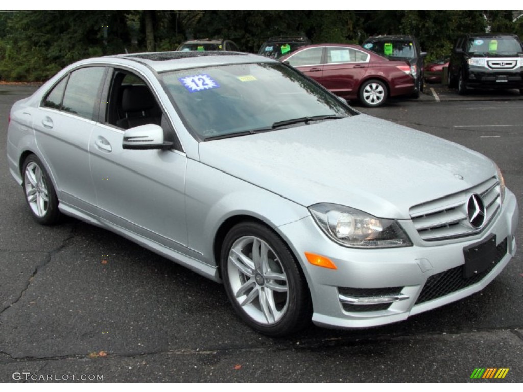 Iridium Silver Metallic 2012 Mercedes-Benz C 300 Sport 4Matic Exterior Photo #71524010