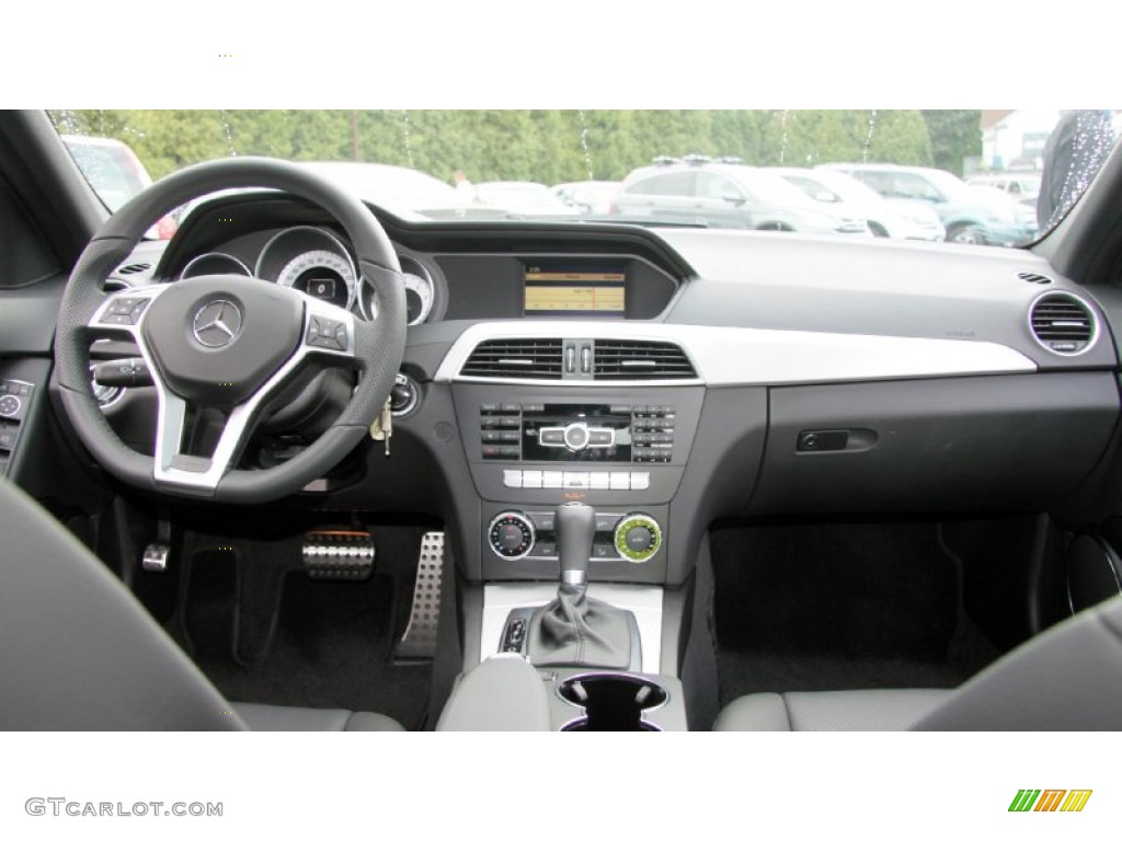 2012 Mercedes-Benz C 300 Sport 4Matic Black Dashboard Photo #71524073