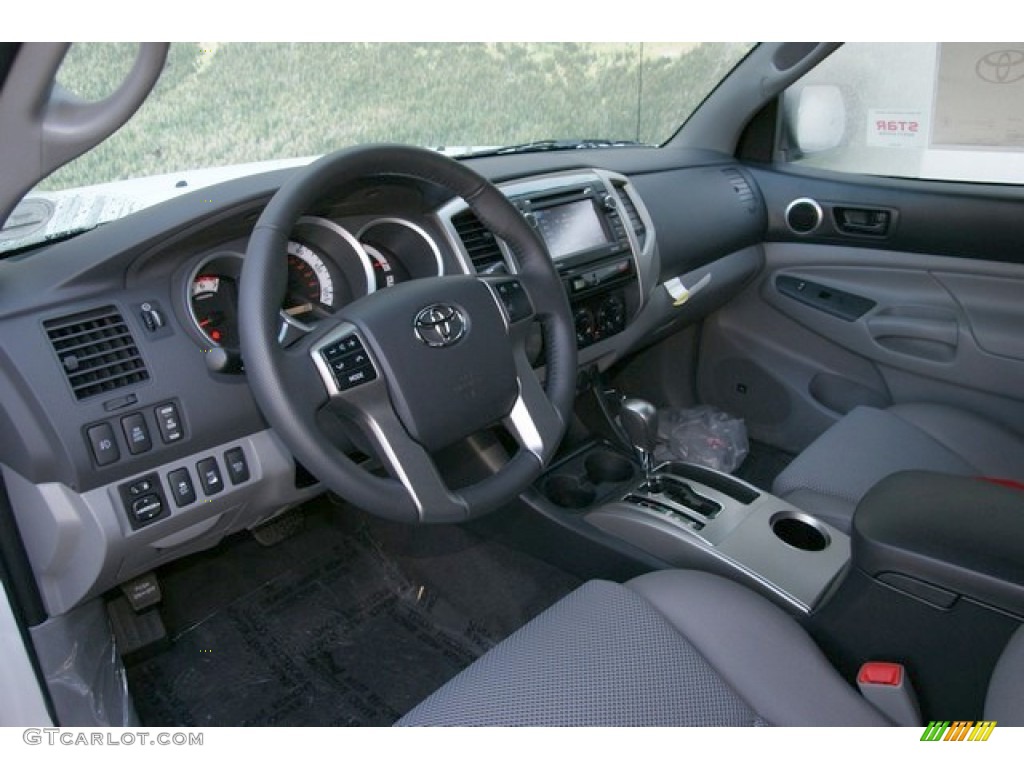 Graphite Interior 2013 Toyota Tacoma V6 TRD Double Cab 4x4 Photo #71524169