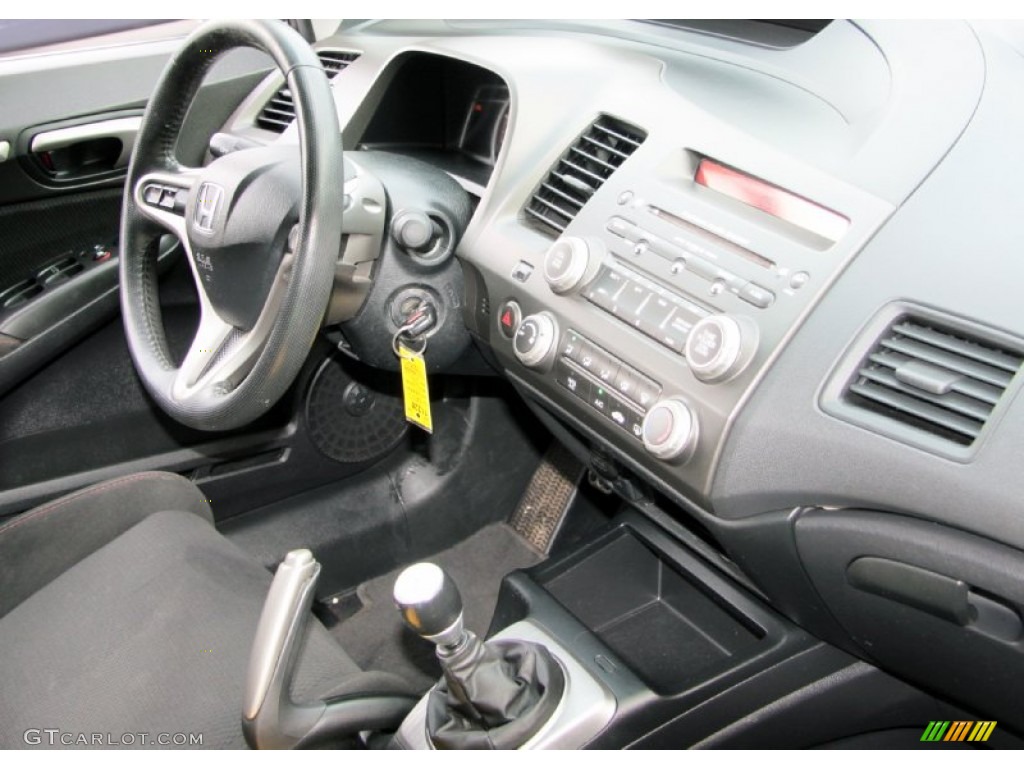 2007 Honda Civic Si Sedan Black Dashboard Photo #71524439
