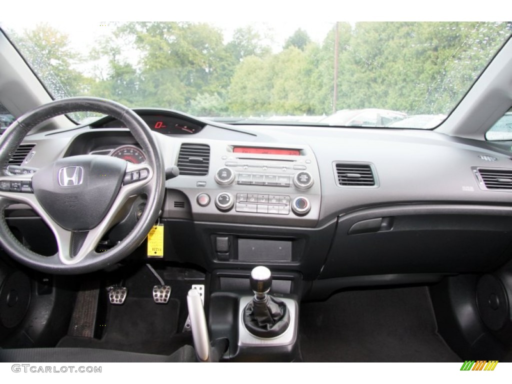 2007 Honda Civic Si Sedan Black Dashboard Photo #71524470