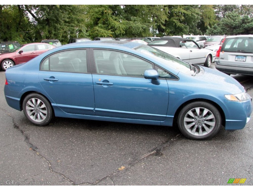 Atomic blue honda civic #7