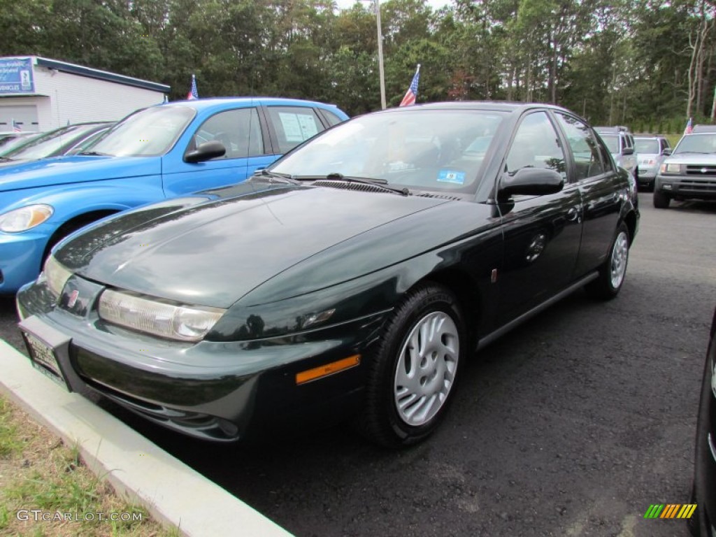 1998 S Series SL2 Sedan - Dark Green Metallic / Black/Gray photo #1